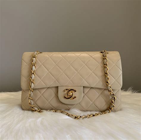 chanel classic flap beige small|chanel classic flap prices.